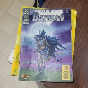Batman Year One Comic with Blue and Black Cover